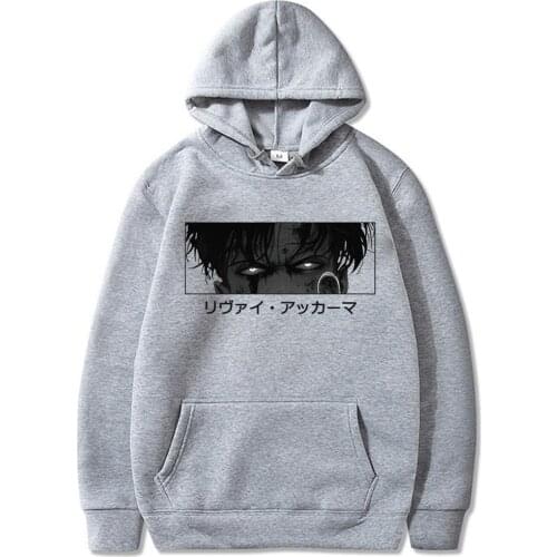 Attack On Titan Attack Hoodies Men Jiyuu No Tsubasa Titans Attack Graphic Streetwears Unisex Levi Sweatshirts Male