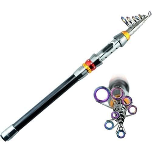 Top Quality Fishing Rods Carbon Telescopic Rod Spinning Fishing Tackle Quality Fishing Equipment 1.8M 2.1M 2.4M 2.7M 3.0M 3.6M