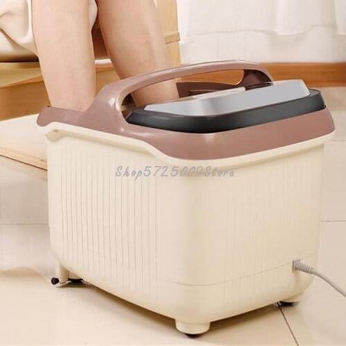 Foot Bath, Electric Massage, Household Immersion And Scalding Device, Multi-functional Heating Foot Bath For The Elder