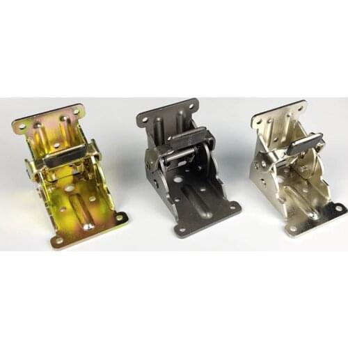 Iron Folding Hinge Table Leg Brackets For Chair Extension Tables Foldable Self Locking Fold Feet Hinges