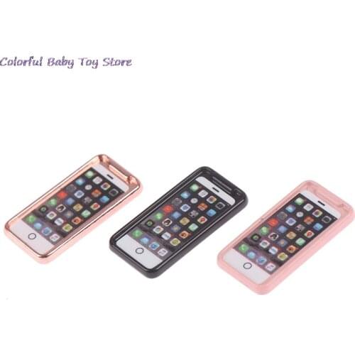 1:12 Dollhouse Miniature Accessories Mini Resign Mobile Phone Model Simulation Toy For Doll House Decoration