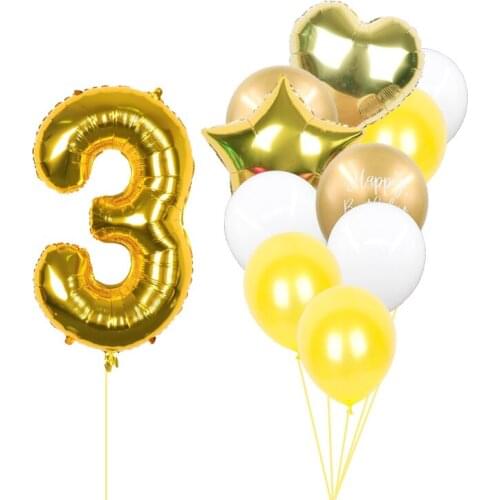 1 Set 32-inch Digital Aluminum Foil Balloon Printing Latex Happy Birthday Romantic Valentines Day Wedding Party Decoration