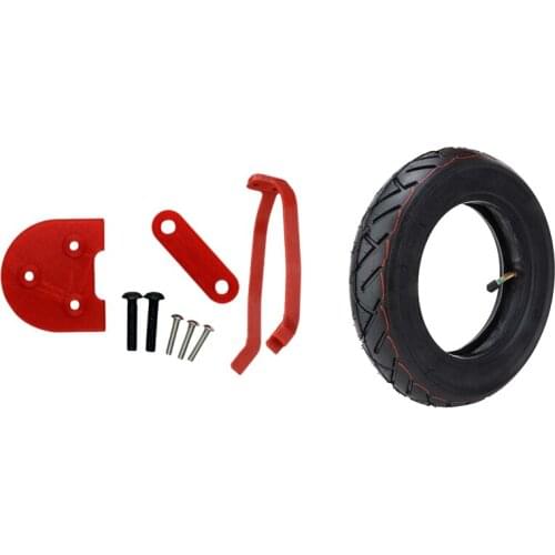 1 Set For Xiaomi M365 /Pro Electric Scooter Fender Bracket & 1 Set Inner Tube Anti-Skid Pneumatic Tire