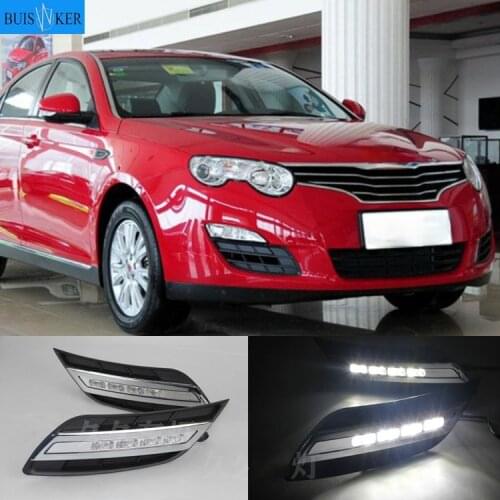 2pcs For Roewe 550 2009~2013year daytime light car accessories LED DRL headlight for Roewe 550 fog light