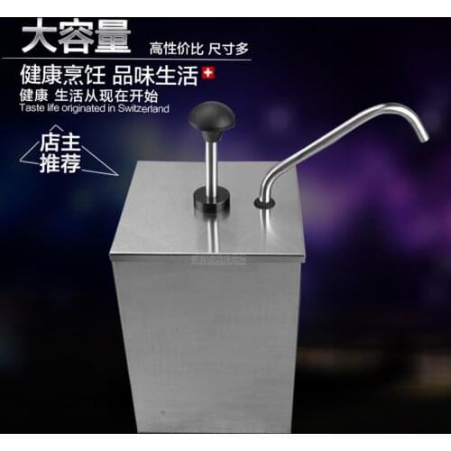 304 stainless steel push-type sauce pump sauces single, double, three-head, juice pump sauce dispenser