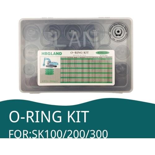 666 PCE O-Ring Kit Oil Seal Gaskets For KOBELCO SK100 SK-200 SK-300 Excavator Repair Tools Rubber-ring