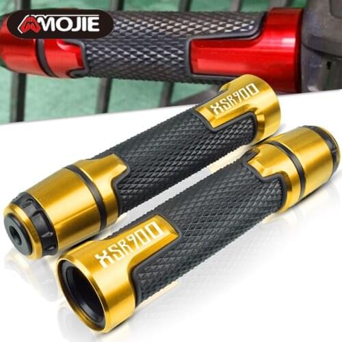 7/8" 22MM CNC Motorcycle handlebar grip handle bar Motorbike handlebar grips FOR YAMAHA XSR900 / XSR 900 ABS 2016 2017 2018 2019