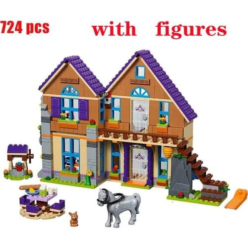 724pcs 11204 Building Block Toy Girl Series 41369 Assembled Building Block Childrens Toy Gifts