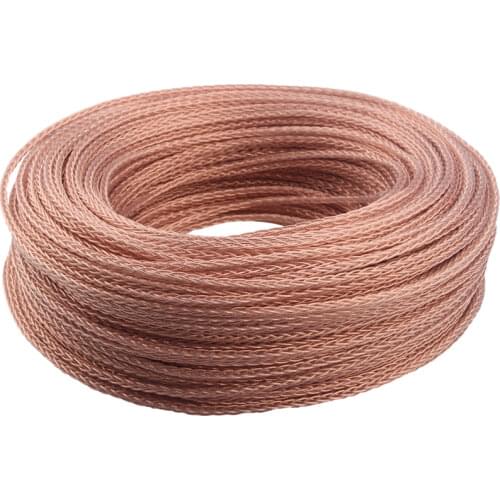 Audiophile OCC Silver-plated HiFi Audio Signal Line Headphone Cable DIY Amplifier Dedicated Bulk Speaker Wire