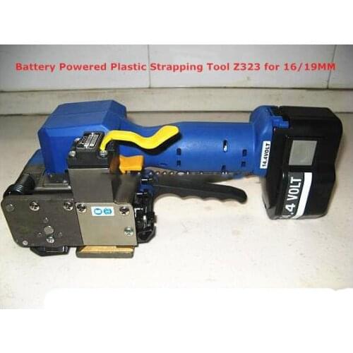 Battery Operated Plastic Strapper Z323 Automatic Portable PET PP Plastic Strapping Machine Hand Strapping Packing Tool