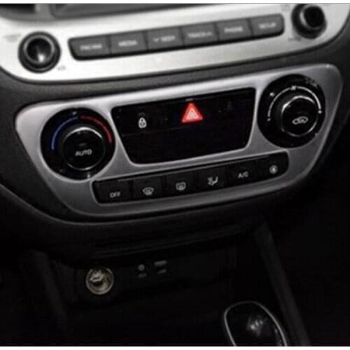 For Hynudai Solaris 2 2017 Car Accessories Car engine start stop button frame panel Cover Trim sticker Car Styling