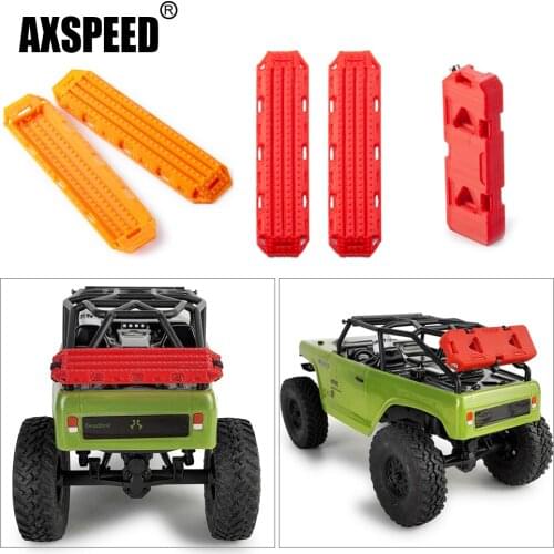 AXSPEED Anti-Trap Sand Ladders Escape Plate Oil Can Fuel Tank for Axial SCX24 90081 1/24 RC Crawler Car Decoration Accessories