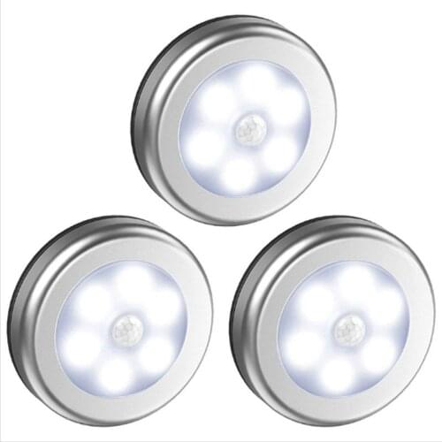 Dersoy PIR Motion Sensor Under Cabinet Light Auto Smart Night Lamp LED Lights For Home Bedroom Closet Kitchen Wardrobe Light