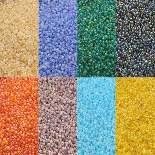700Pcs 3mm Matte Forest Color Glass Seed Beads Spacer Czech Bead Diy Charm For Jewelry Making Fitting Garment Sewing Accessories