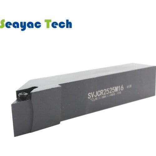 1pcs x SVJCR 2525M16 Holder+ 10pcs x VCGT160404 for Aluminum,copper plastic PVC