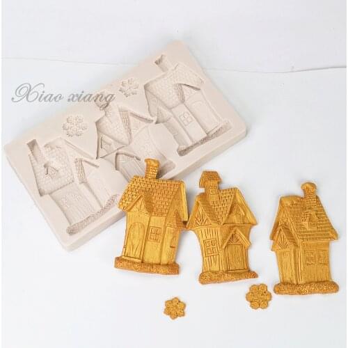 DIY Santa Claus Silicone Mold Wedding Cupcake Angels Fondant Cake Decorating Tools Candy Snowman Chocolate Gumpaste Mould M2124
