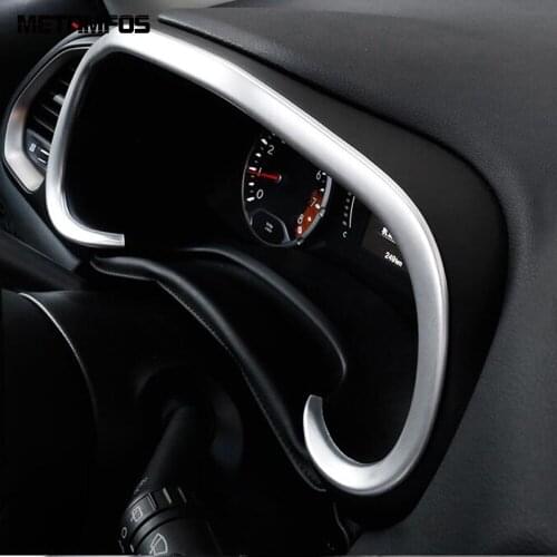 For Jeep Renegade 2014-2017 2018 2019 Matte Instrument Dash Board Cover Trim Decoration Frame Interior Accessories Car Styling