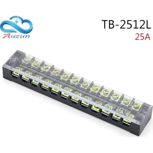 TB-2512L connection terminal splice discharge current 25A connection flame retardant wire connector 12P bit fixed