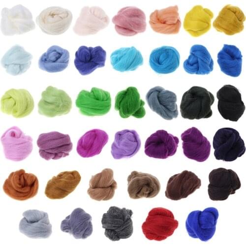 Fashion Wool Corriedale Needlefelting Top Roving Dyed Spinning Wet Felting Fiber
