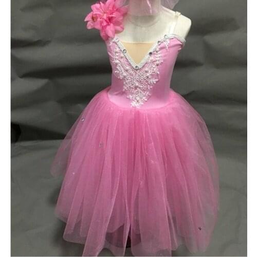 Ballerina Dress For Kids Children Adult Women Romantic Tutu Long Ballet Dress Girls Modern Ballet Dance Costumes Praise Dance