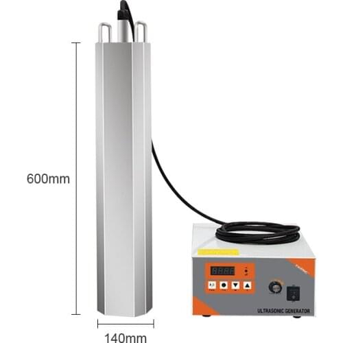 FanYingSonic 1200W 40KHz Immersible Ultrasonic Transducer With Generator For Auto Part Industrial Ultrasound Cleaner Car Washer