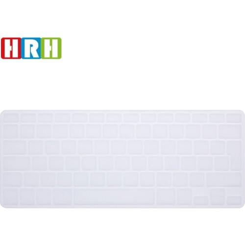 HRH Transparent clear Silicone Keyboard Cover Skin sticker for English French Spanish German UK/EU MacBook Pro air 13" 15" 17"