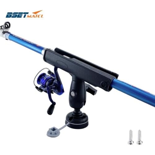 Kayak ABS Adjustable Boat Fishing Rod Rack Holder Bracket Pole Support Fixer Fix Rest Tool Rotatable Mount Marine Accessories