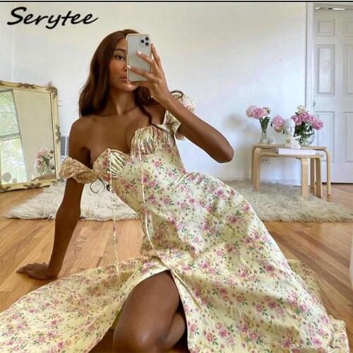 Serytee Summer Dresses With Sleeves