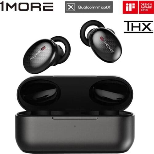 1More Noise Cancelling Headphones True Wireless Bluetooth Compatible Dual Microphone Stereo Sound AAC Earphone In-ear Earbuds