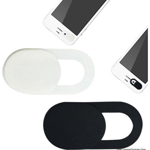 Universal LenSticker Plastic WebCam Cover Shutter Magnet Slider Camera Cover for IPhone Laptop Mobile Phone Len Privacy Stickers