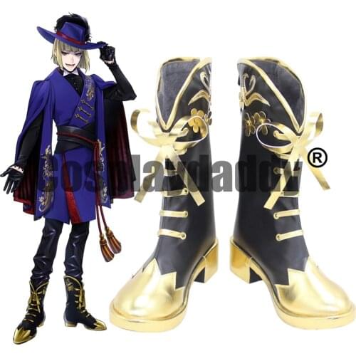 Twisted Wonderland Villains Academy Adventure Game Afterglow Savannah Pomefiore Epel Felmier Rook Hunt Cosplay Shoes Boots X002