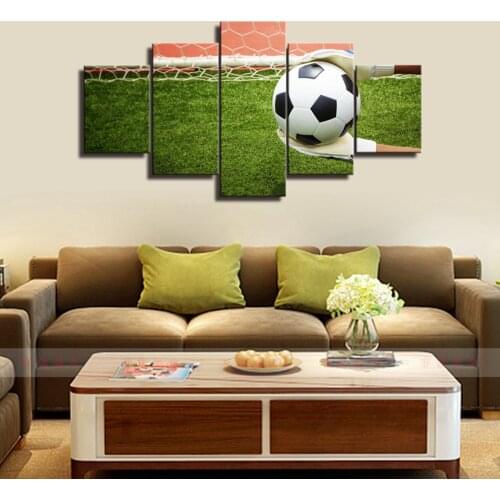 Goalkeeper Grabbed The Football Picture Art Prints On Canvas Painting for Living Room Wall Art Soccer Poster Boys Bedroom Gifts