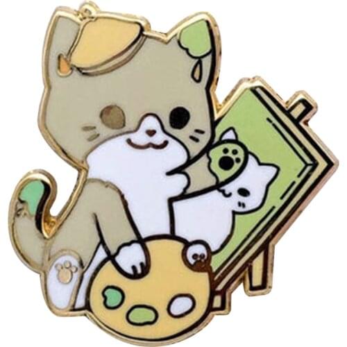 Cat Hard Enamel Pin