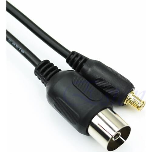 1PC IEC to MCX Antenna Pigtail Cable Adapter Connector For USB TV DVB-T Tuner