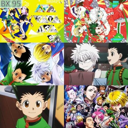 DIY 5D Diamond Painting Anime Diamond Embroidery Full Square/Round Hunter X Hunter Mosaic Cross Stitch Kits Room Decoration