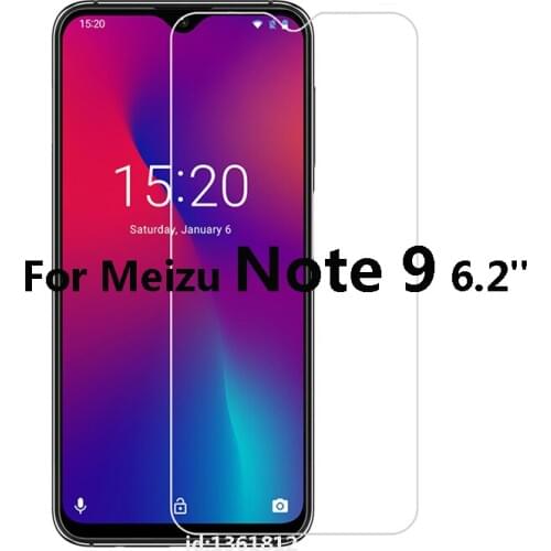 For Meizu Note 9 6.2 inch Tempered Glass 9H High Quality New Screen Protector Film For Meizu Note 9 Mobile Phone Glass