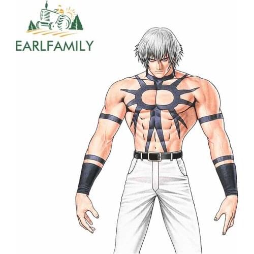 EARLFAMILY 13cm x 11.8cm for Orochi Cartoon Decal VAN Refrigerator Anime Car Sticker Windshield Occlusion Scratch Vinyl Car Wrap