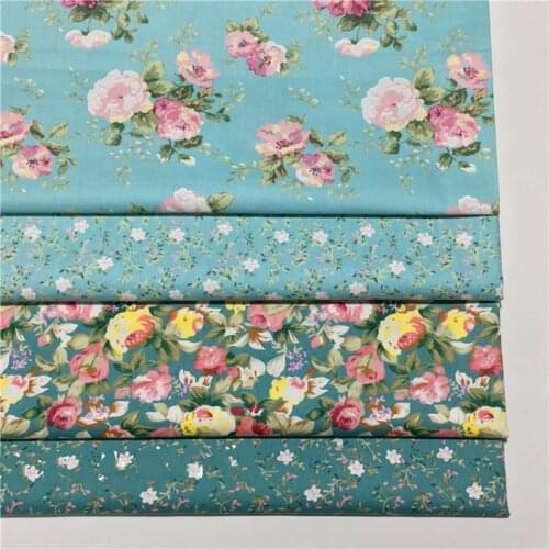 Floral Sereis Cotton Quilting Fabric Baby Bed Sheet Fabric for DIY Sewing Bed Sheet Dress making cotton fabric