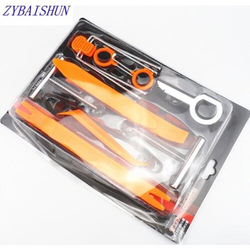 12 pcs/set Car Radio Door Clip Panel Trim Dash Audio Cleaning disassembly Tool for Hyundai ix35 iX45 iX25 i20 i30 Sonata