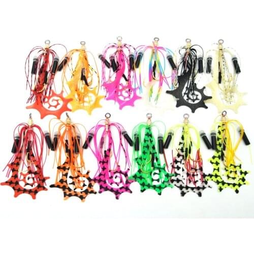 Kabura Jigging Madai Assist Hooks Strong Tai Rubbers Silicone Skirts Filaments Ribbons Different Colors Slider Jigs Tails Sinker