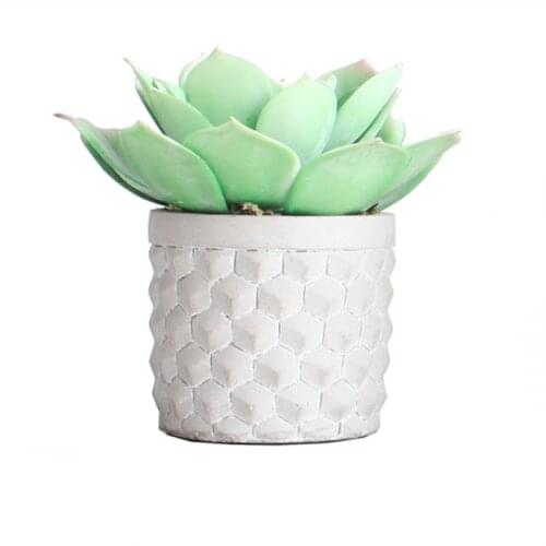 Creative Round Cement Silicone Mold Flower Pot Making Tool Handmade Clay Planter Mould