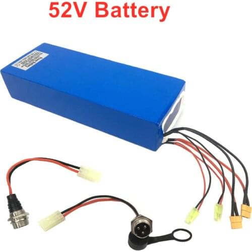 EU stock 52V 58.8V 18-35AH Electric Scooter Battery with max 58.8v 8A -10A fast charging kick scooter Lithium Battery Pack