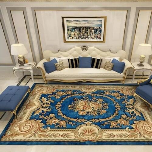 Moroccan Vintage Carpets For Living Room Persian Flower Rug Home Bedroom Carpet Sofa Coffee Table Floor Mat Study Room Area Rugs