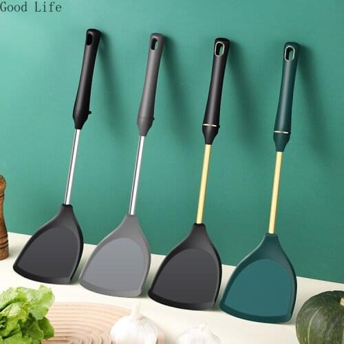 Silicone Kitchenware Spatula Set Kitchen Non-Stick Cooking Spoon Soup Spoons Kitchen Cooking Utensils