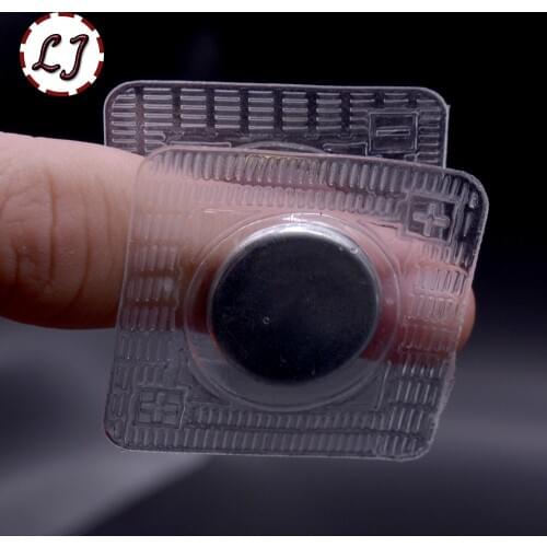 Hot sale high quality PVC Invisible Hidden metal magnetic Snaps button for overcoat bag garment accessories scrapbooking DIY