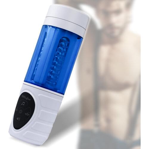 Male Electric Jet Cup Masturbation Device Automatic Rotating Penis Training Exerciser Adult Products Sex Toys