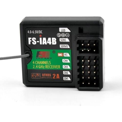 RC Car Boat Receiver 2.4GHz 4CH 4.0-6.5V DC for FS-I10 FS-I6 FS-GT2F FS-GT2G FS-IT4S FS-I6S System Remote Controller