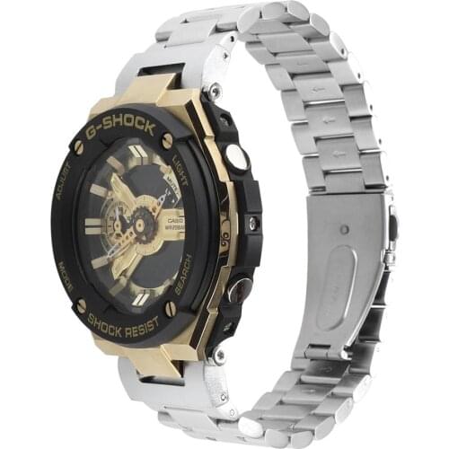 Stainless steel watchband strap For GST-400G,GST- W300,GST-S210B,GST-S100G ,GST-S110,GST-W100G,GST-W110,GST-B100