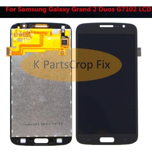 5.25'For Samsung Galaxy Grand 2 Duos G7102 G7105 G7106 G7108 Touch Screen Digitizer Sensor Glass With LCD Display Panel Assembly