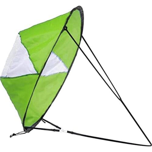 Outdoor Sports Boating Accessories Kayak Boat Wind Sails Folding Paddle Board Canoe Downwind Sail with Clear Window
